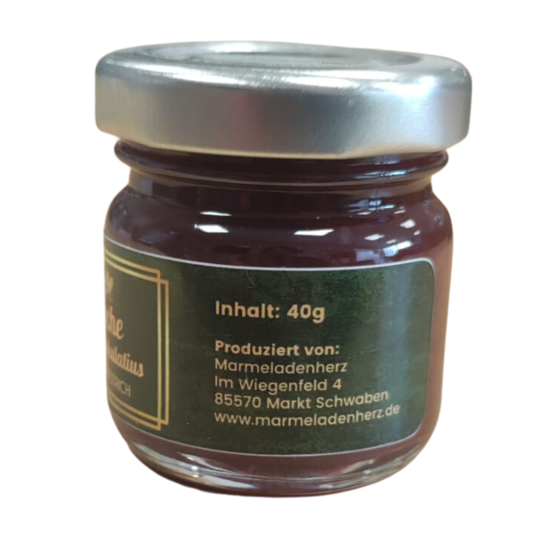 Mini Kirsche Apfel und Spekulatius Fruchtaufstrich 40 g