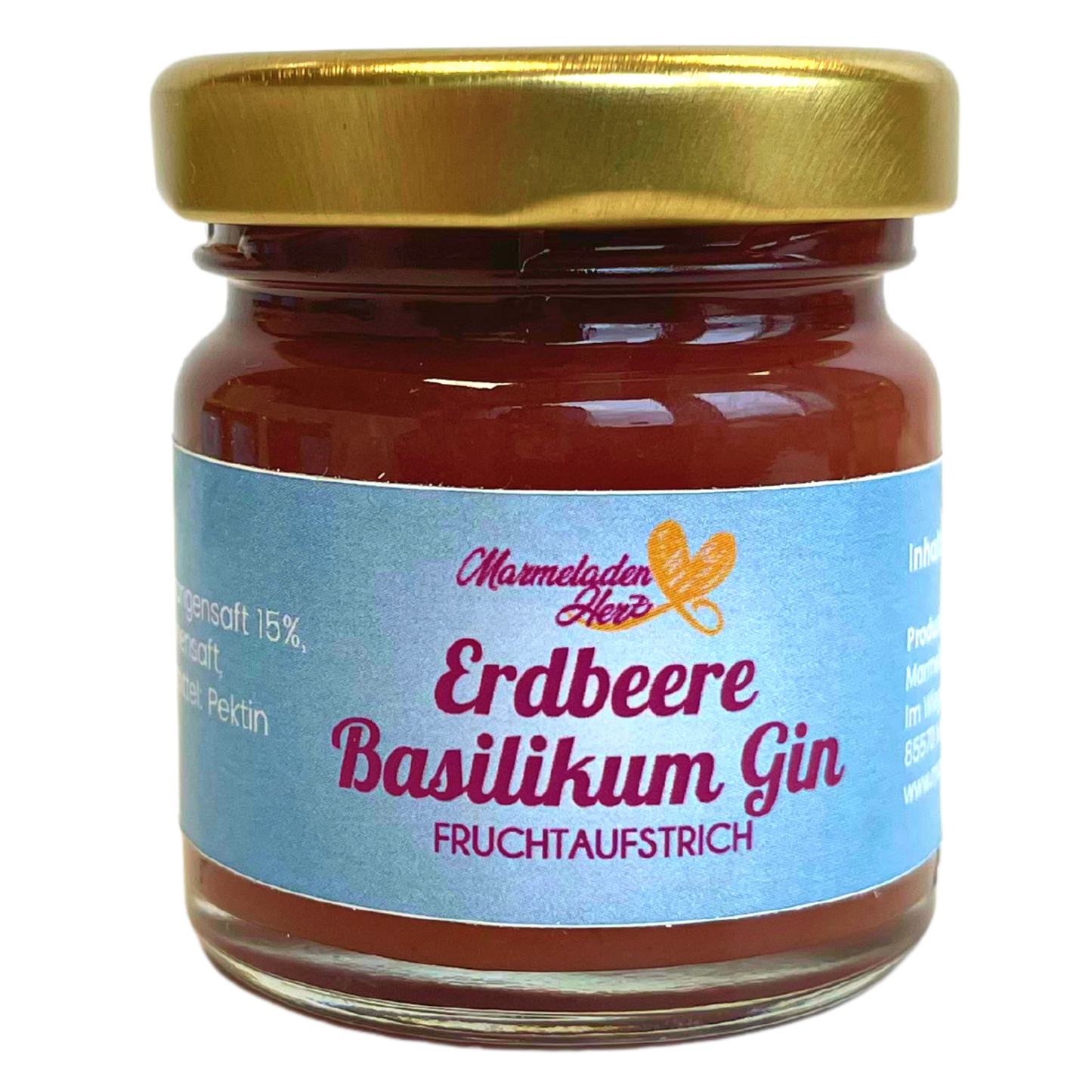 Mini Erdbeere Basilikum Gin 40g