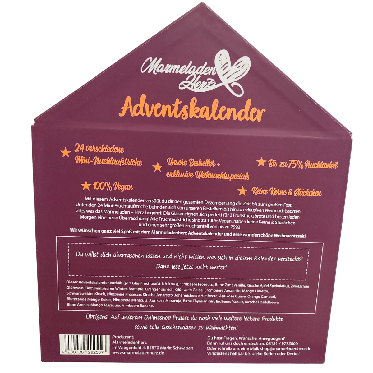 Marmeladen Adventskalender