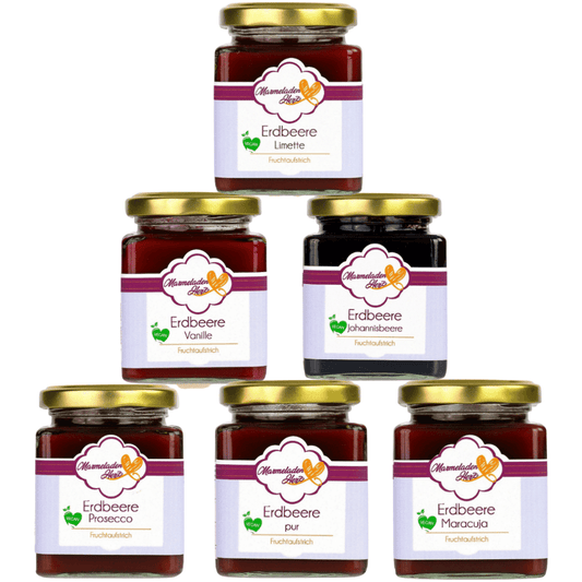 Marmeladenset "Erdbeere" - Marmeladenherz