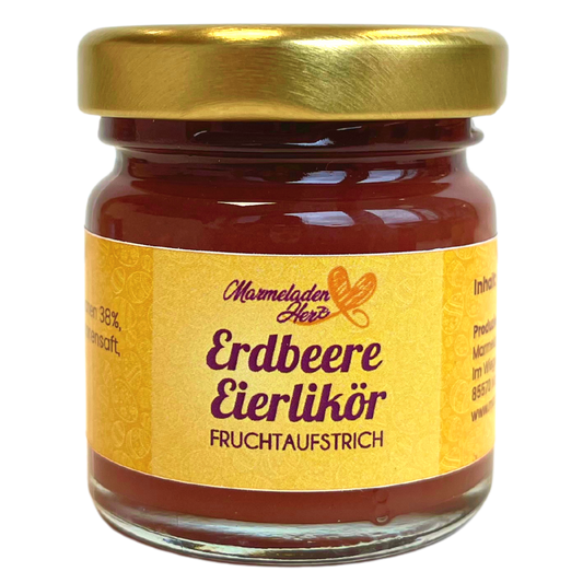 Mini Erdbeere Eierlikör Fruchtaufstrich 40g