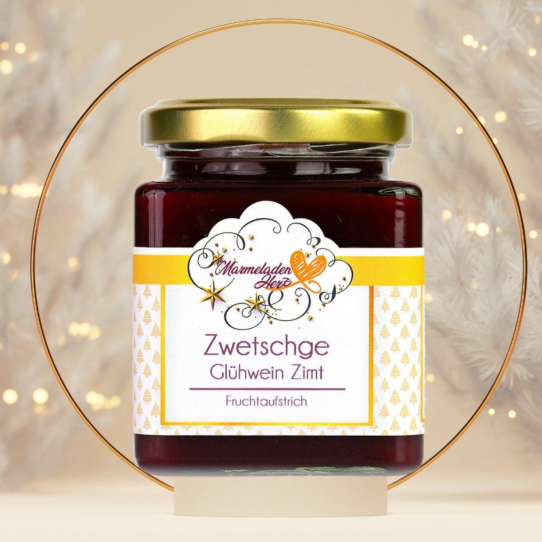Zwetschge Glühwein Zimt - Marmeladenherz